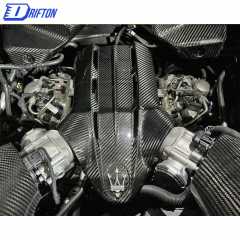 OEM Style Dry Carbon Fiber Middle Engine Bay Dress Up Kit For Maserati MC20