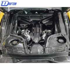 OEM Style Dry Carbon Fiber Middle Engine Bay Dress Up Kit For Maserati MC20