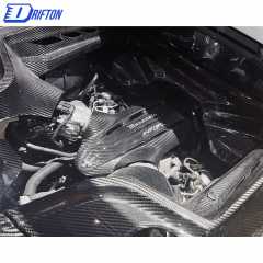 OEM Style Dry Carbon Fiber Middle Engine Bay Dress Up Kit For Maserati MC20