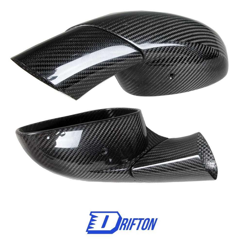 OEM Style Dry Carbon Fiber Mirror Cover (Replacement) For Maserati MC20