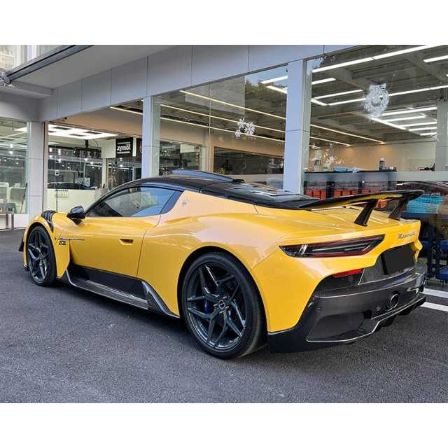Aria Style Dry Carbon Fiber Fender Trims For Maserati MC20