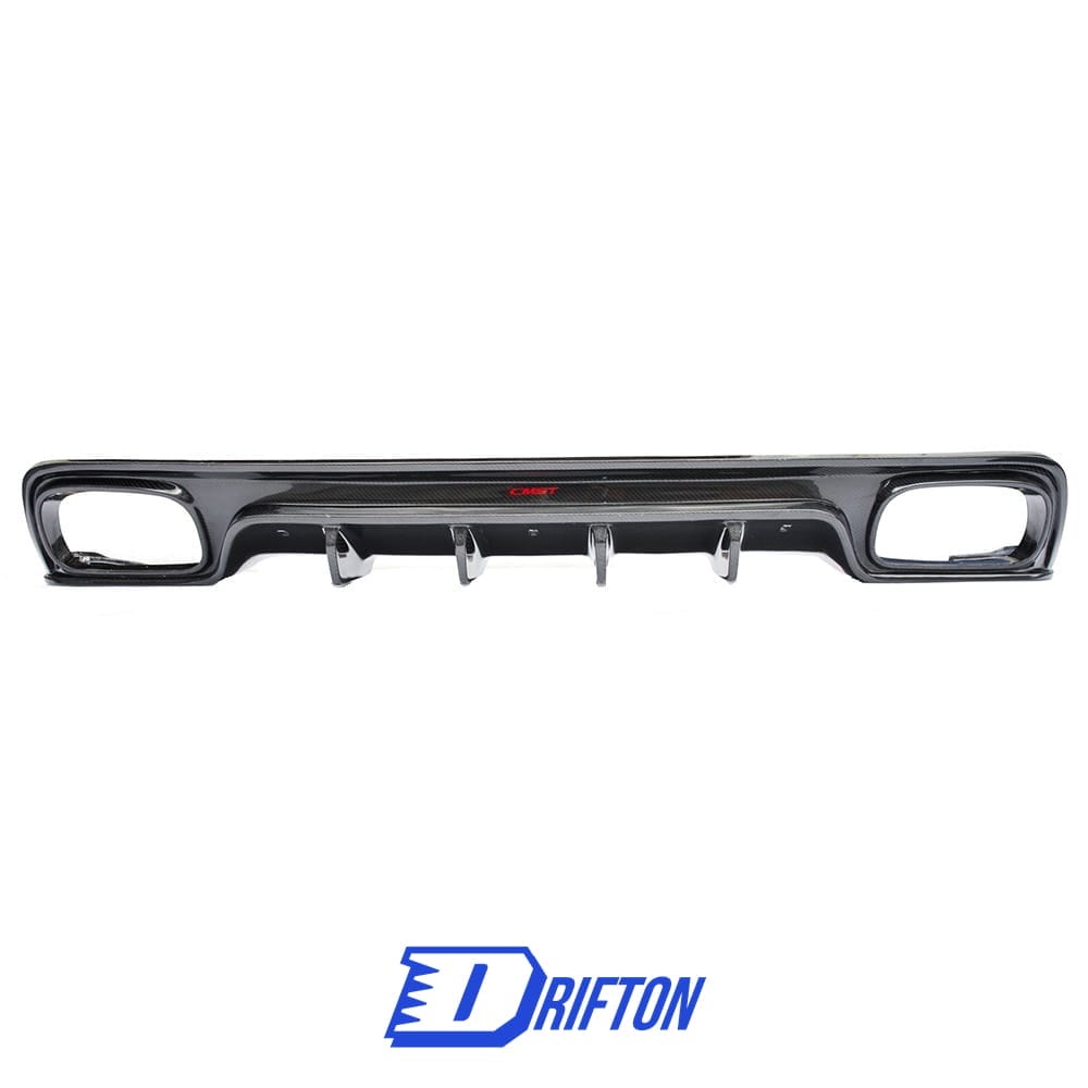 CMST Style Carbon Fiber Rear Diffuser For Maserati Ghibli 2018-2021