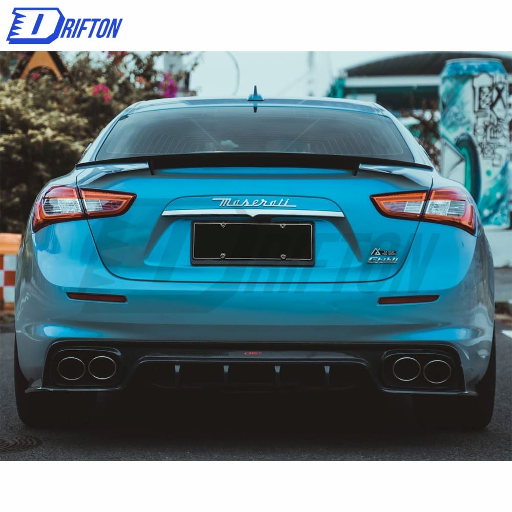 CMST Style Carbon Fiber Rear Diffuser For Maserati Ghibli 2018-2021