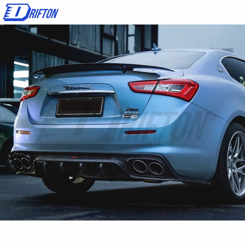 CMST Style Carbon Fiber Rear Diffuser For Maserati Ghibli 2018-2021