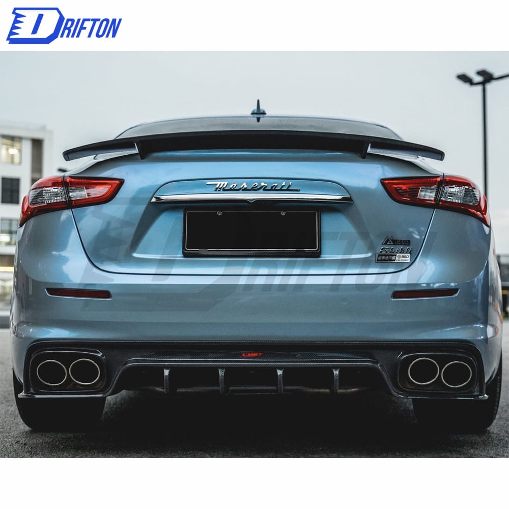 CMST Style Carbon Fiber Rear Diffuser For Maserati Ghibli 2018-2021