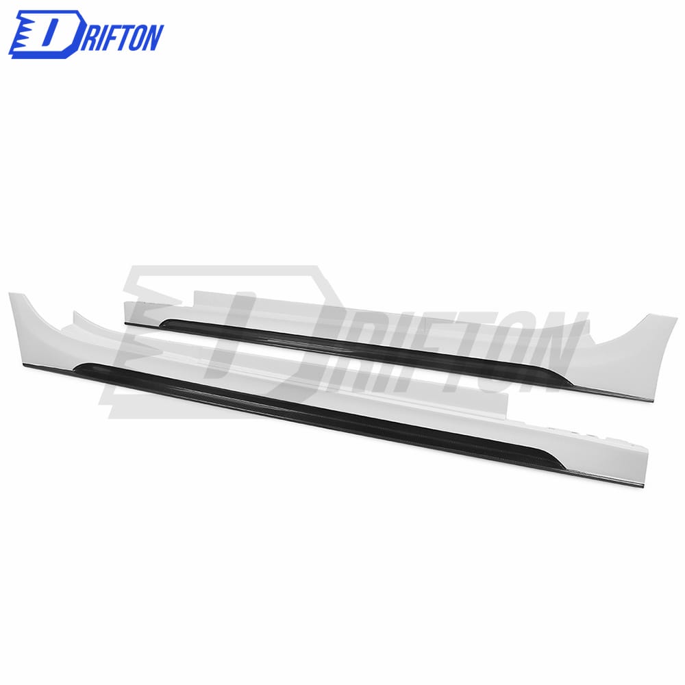 Paktechz Style Half Carbon Fiber Side Skirt For Maserati Ghibli 2014-2018