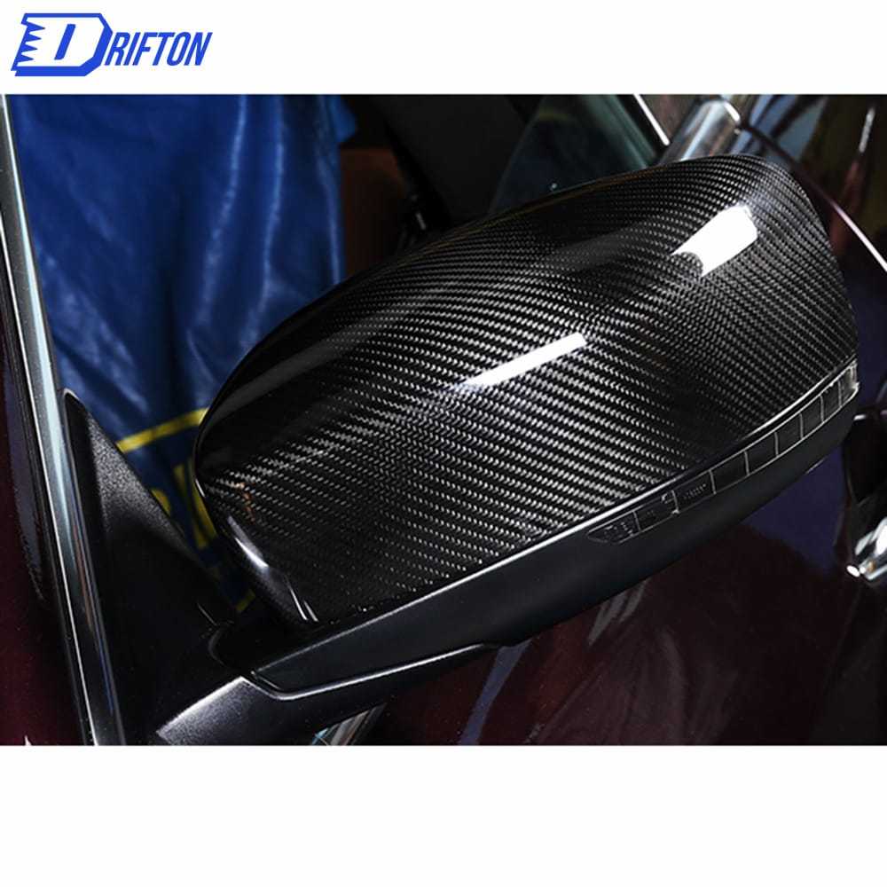 Dry Carbon Fiber Side Mirror Cover For Maserati Ghibli 2014-2018