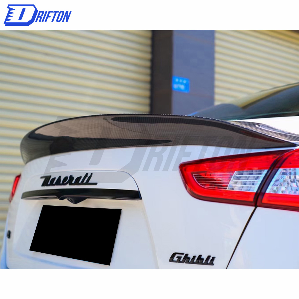Paktechz Style Carbon Fiber Rear Spioler For Maserati Ghibli 2014-2018