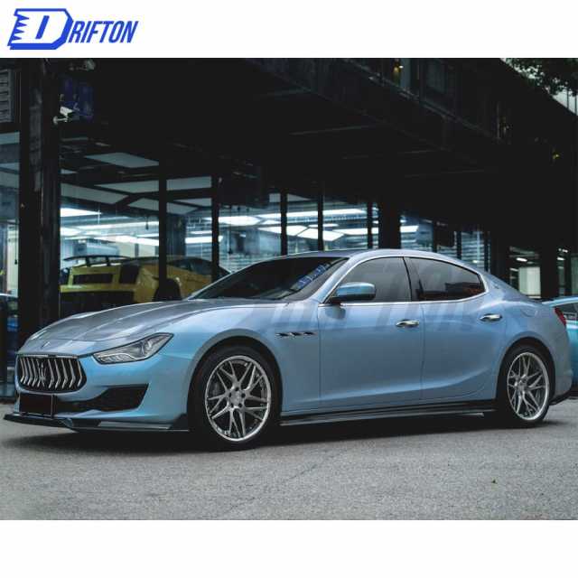 CMST Style Carbon Fiber Side Skirt For Maserati Ghibli 2018-2021