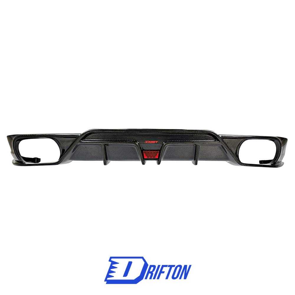 CMST Style Carbon Fiber Rear Diffuser For Maserati Ghibli 2014-2017