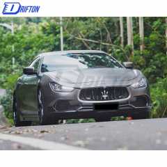 Paktechz Style Carbon Fiber Front Lip For Maserati Ghibli 2014-2017