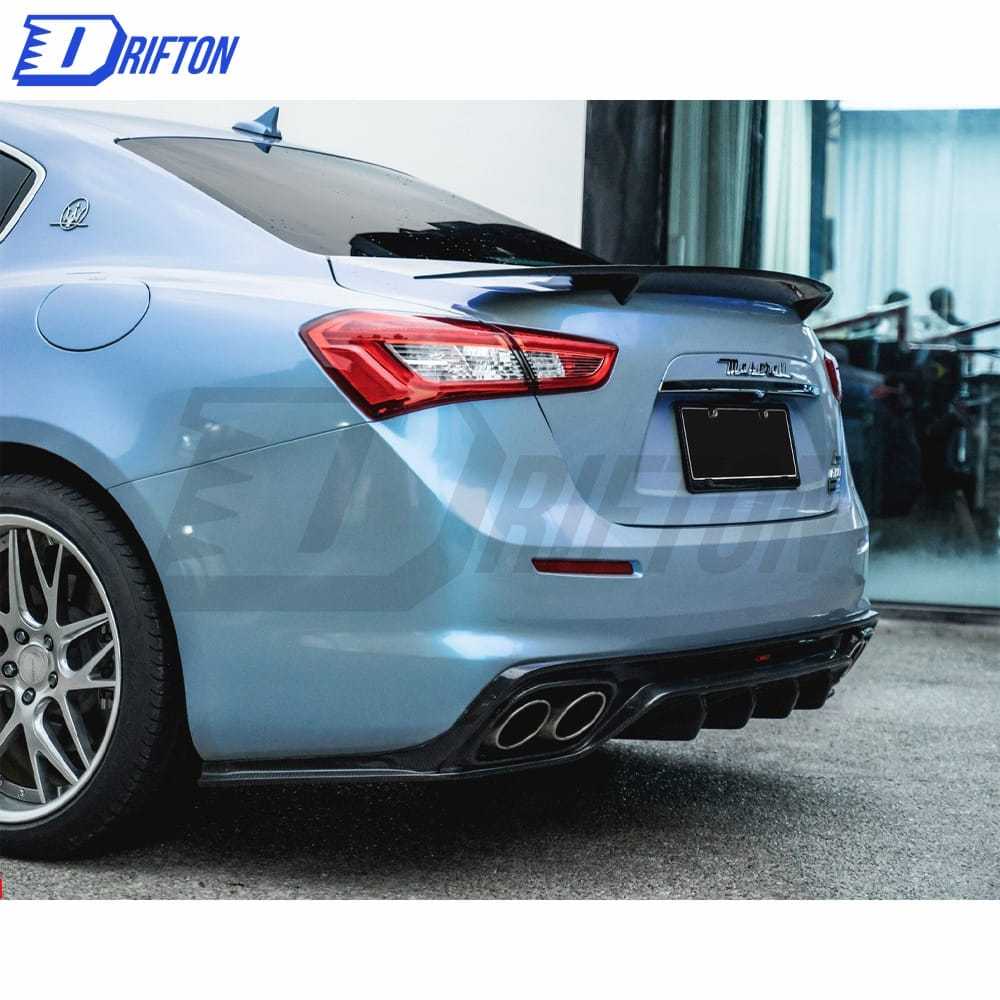 CMST Style Carbon Fiber Rear Diffuser For Maserati Ghibli 2018-2021