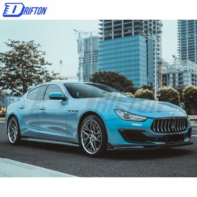 CMST Style Carbon Fiber Side Skirt For Maserati Ghibli 2018-2021
