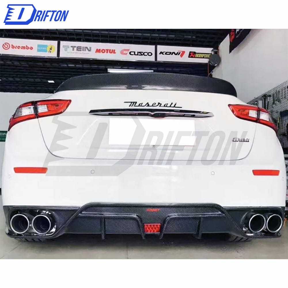 CMST Style Carbon Fiber Rear Diffuser For Maserati Ghibli 2014-2017