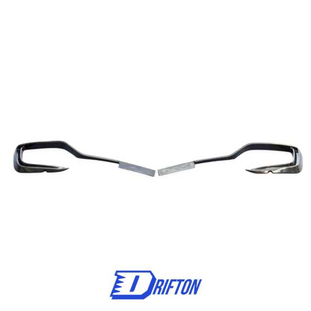 CMST Style Carbon Fiber Front Bumper Insert Trims For Maserati Ghibli 2014-2017