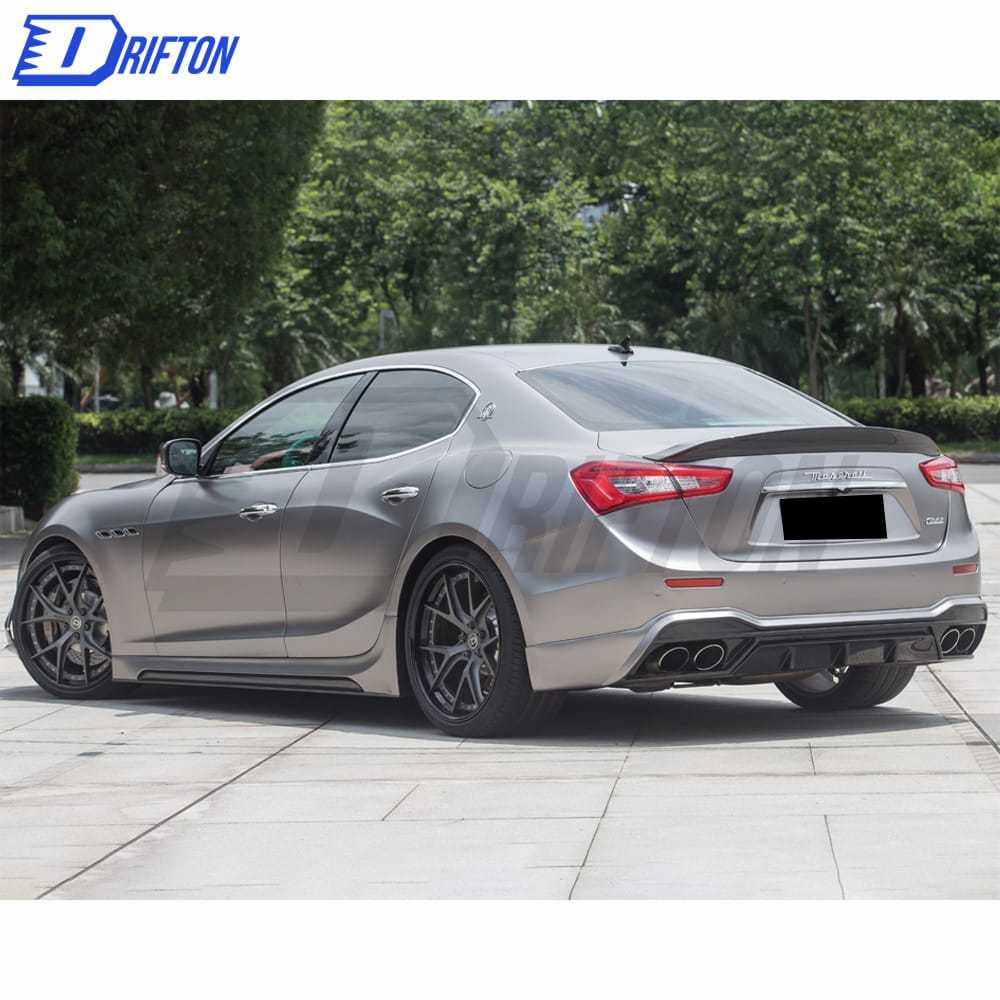Paktechz Style Carbon Fiber Rear Diffuser For Maserati Ghibli 2014-2017