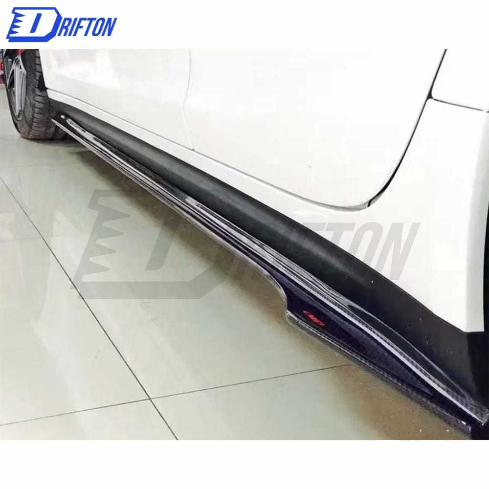 CMST Style Carbon Fiber Side Skirt For Maserati Ghibli 2014-2017
