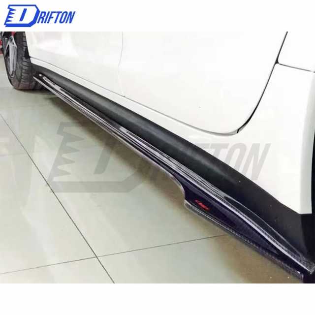 CMST Style Carbon Fiber Side Skirt For Maserati Ghibli 2014-2017