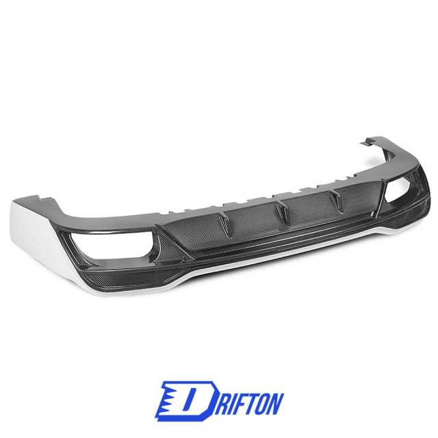 Paktechz Style Half Carbon Fiber Rear Diffuser For Maserati Ghibli 2014-2017