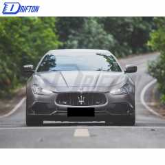 Paktechz Style Carbon Fiber Front Lip For Maserati Ghibli 2014-2017