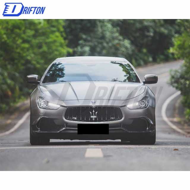 Paktechz Style Carbon Fiber Front Lip For Maserati Ghibli 2014-2017