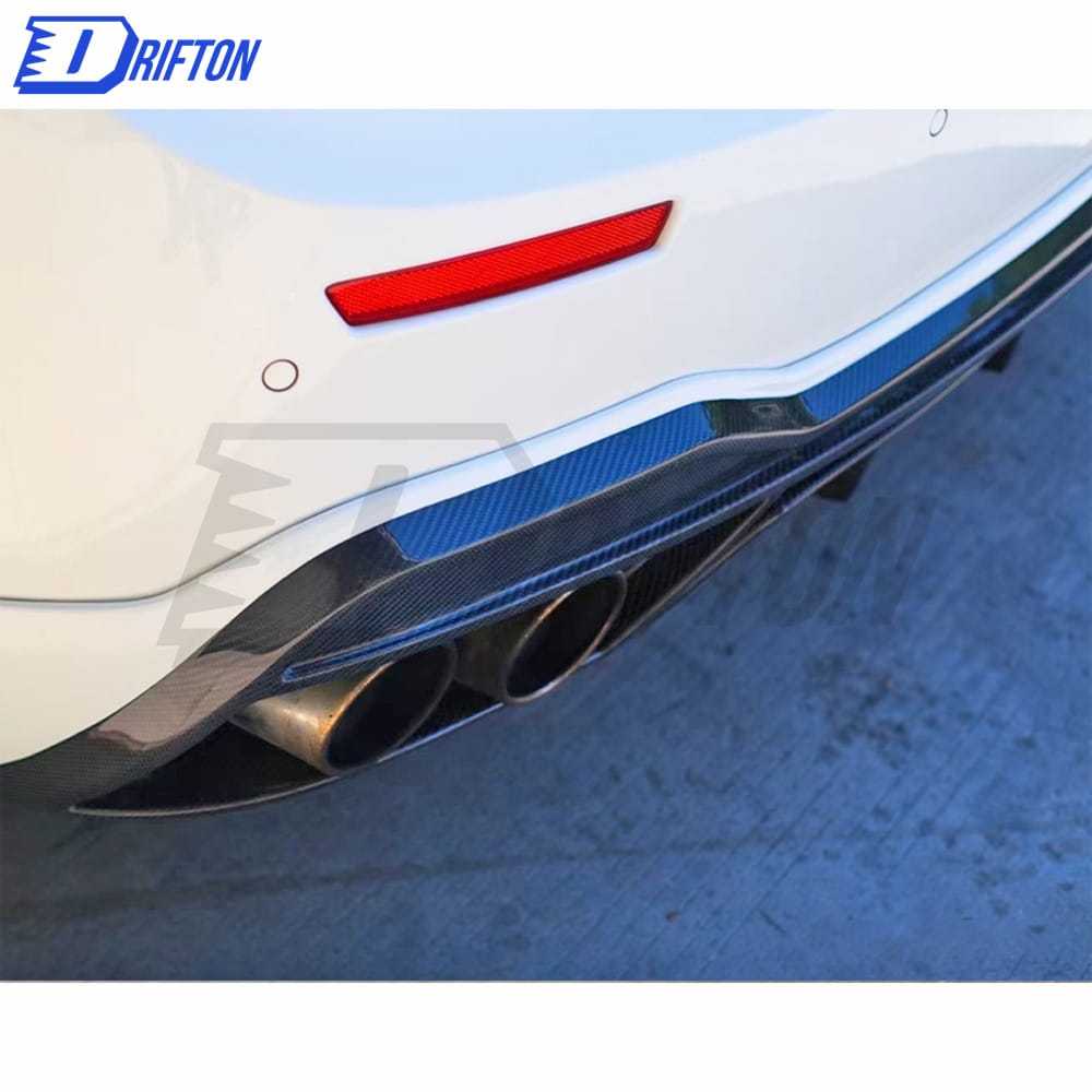 Paktechz Style Half Carbon Fiber Rear Diffuser For Maserati Ghibli 2014-2017