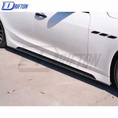 Paktechz Style Half Carbon Fiber Side Skirt For Maserati Ghibli 2014-2018