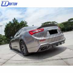 Paktechz Style Carbon Fiber Rear Diffuser For Maserati Ghibli 2014-2017