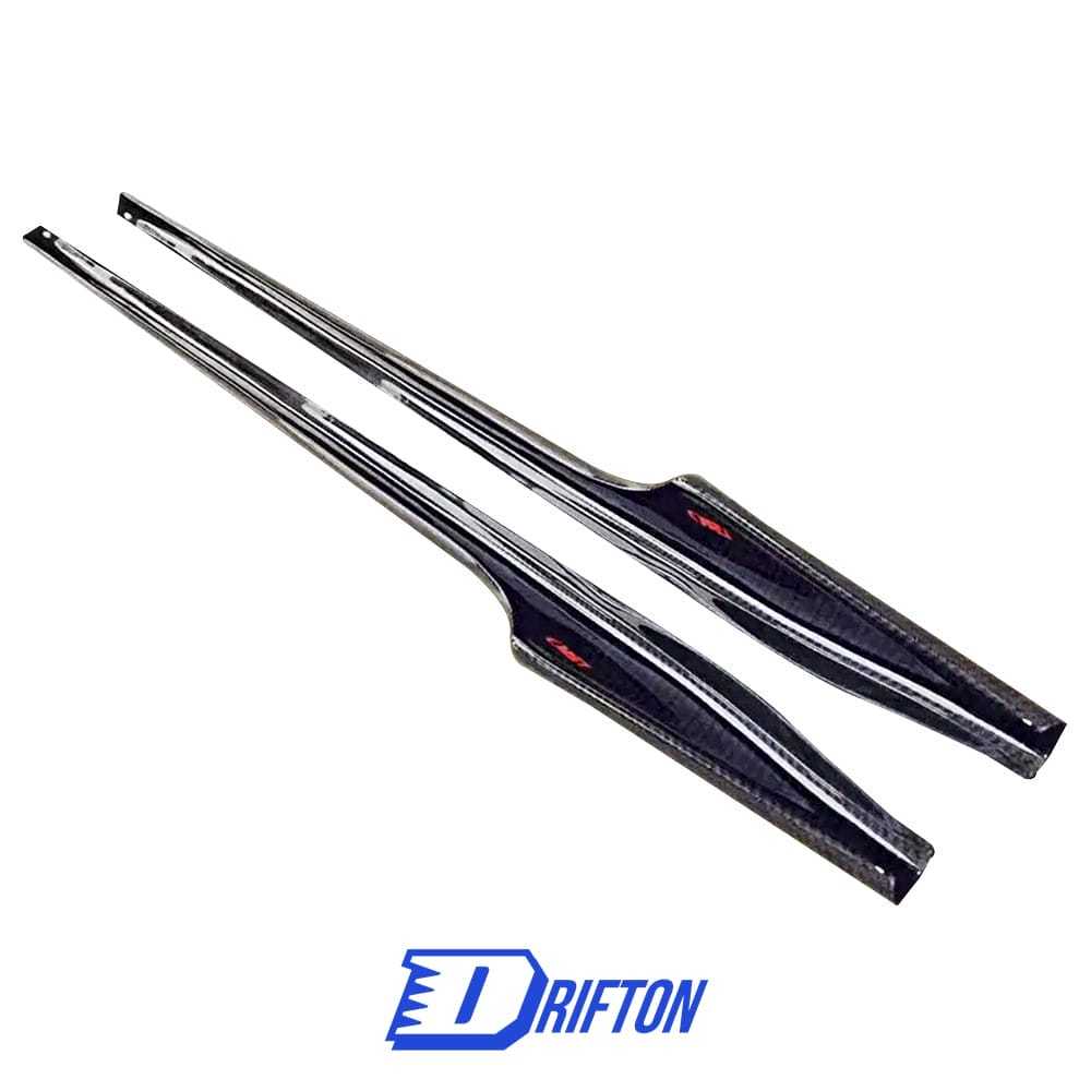 CMST Style Carbon Fiber Front Bumper Insert Trims For Maserati Ghibli 2014-2017