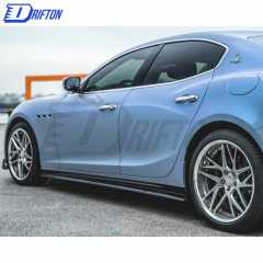 CMST Style Carbon Fiber Side Skirt For Maserati Ghibli 2018-2021