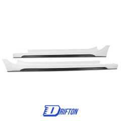 Paktechz Style Half Carbon Fiber Side Skirt For Maserati Ghibli 2014-2018