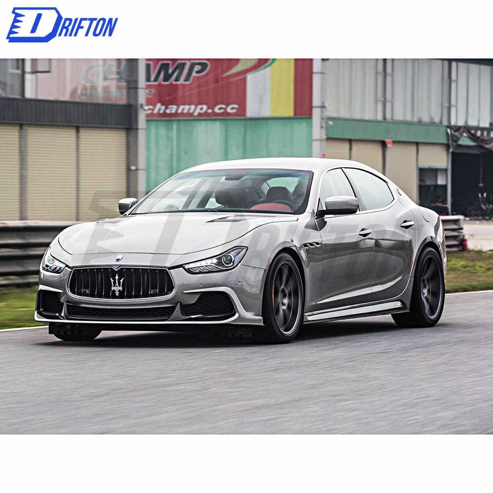 ASPEC Style Carbon Fiber Front Lip For Maserati Ghibli 2014-2017