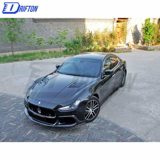 ASPEC Style Both Side Carbon Fiber Engine Hood For Maserati Ghibli 2014-2018
