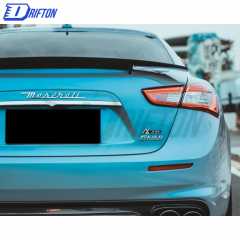 CMST V2 Style Carbon Fiber Rear Trunk Wing Spoiler For Maserati Ghibli 2014-2021