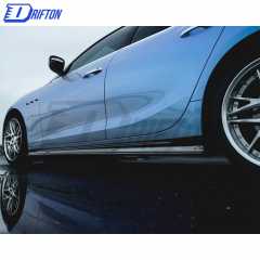 CMST Style Carbon Fiber Side Skirt For Maserati Ghibli 2018-2021