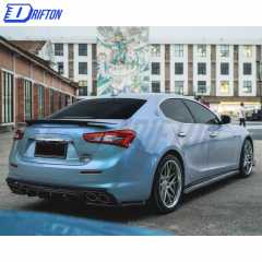 CMST Style Carbon Fiber Side Skirt For Maserati Ghibli 2018-2021