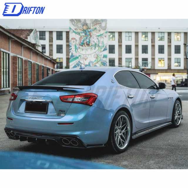 CMST Style Carbon Fiber Side Skirt For Maserati Ghibli 2018-2021