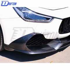 Paktechz Style Carbon Fiber Front Lip For Maserati Ghibli 2014-2017
