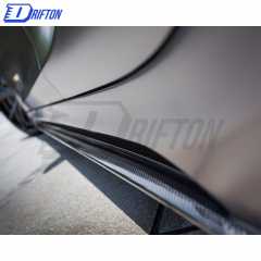 Paktechz Style Half Carbon Fiber Side Skirt For Maserati Ghibli 2014-2018