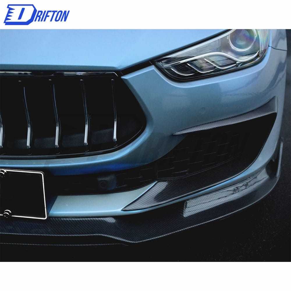 CMST Style Carbon Fiber Front Lip For Maserati Ghibli 2018-2021
