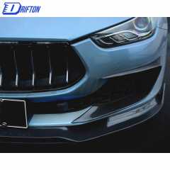 CMST Style Carbon Fiber Front Lip For Maserati Ghibli 2018-2021