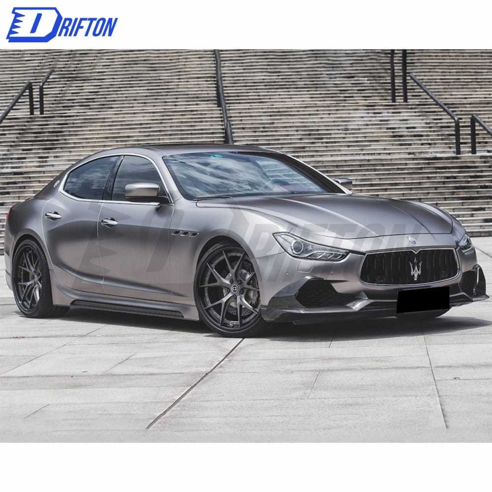 Paktechz Style Carbon Fiber Side Skirt For Maserati Ghibli 2014-2018