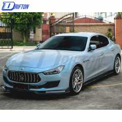 CMST Style Carbon Fiber Side Skirt For Maserati Ghibli 2018-2021