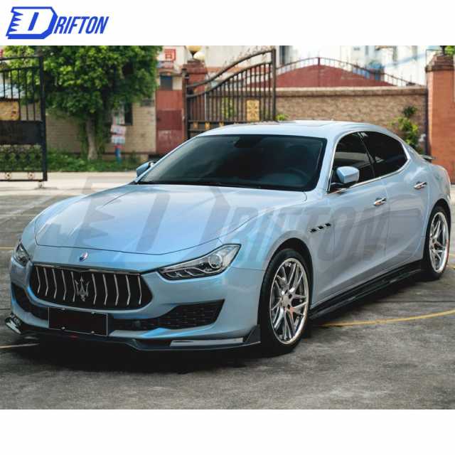 CMST Style Carbon Fiber Side Skirt For Maserati Ghibli 2018-2021
