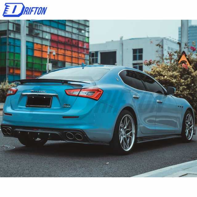 CMST Style Carbon Fiber Side Skirt For Maserati Ghibli 2018-2021