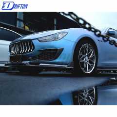 CMST Style Carbon Fiber Front Lip For Maserati Ghibli 2018-2021