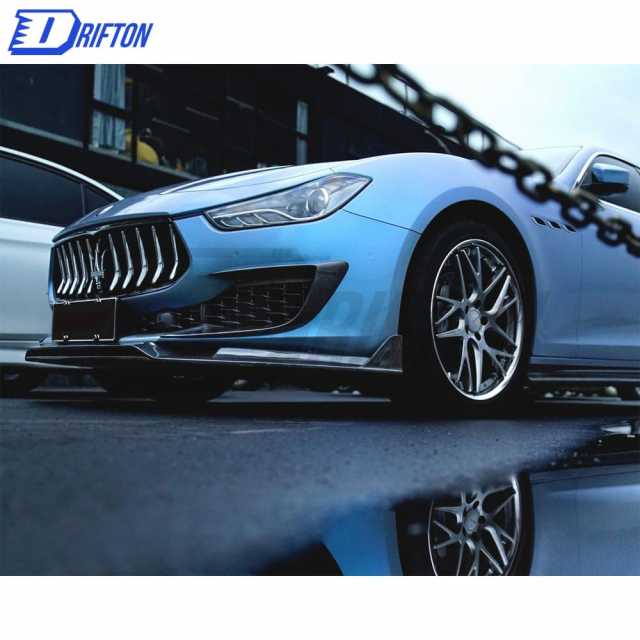 CMST Style Carbon Fiber Front Lip For Maserati Ghibli 2018-2021
