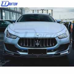 CMST Style Carbon Fiber Front Lip For Maserati Ghibli 2018-2021