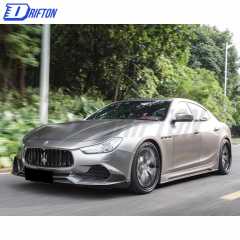 Paktechz Style Carbon Fiber Front Lip For Maserati Ghibli 2014-2017