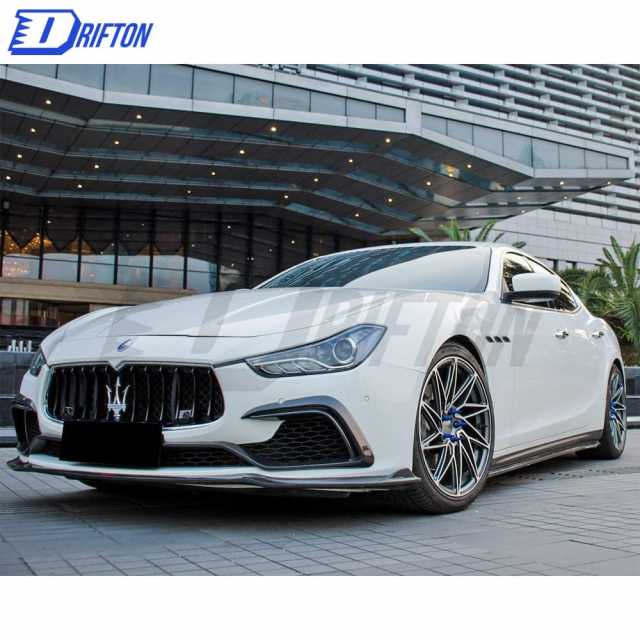 CMST Style Carbon Fiber Side Skirt For Maserati Ghibli 2014-2017